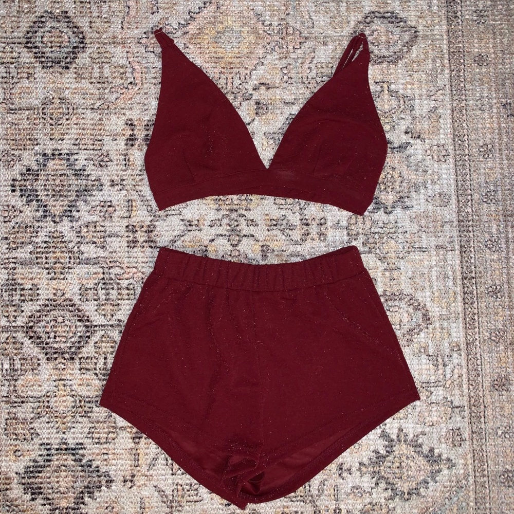 Maroon Matching Set